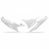 Plaques latérales ventilées - Blanc - UFO KTM SX SX-F 2023-2026