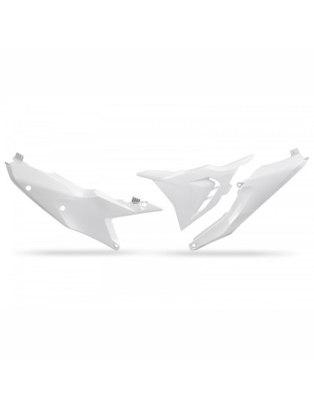 Plaques latérales ventilées - Blanc - UFO KTM SX SX-F 2023-2026