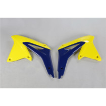 Ouies de radiateur - Jaune Bleu - UFO Suzuki 450 RMZ 2008
