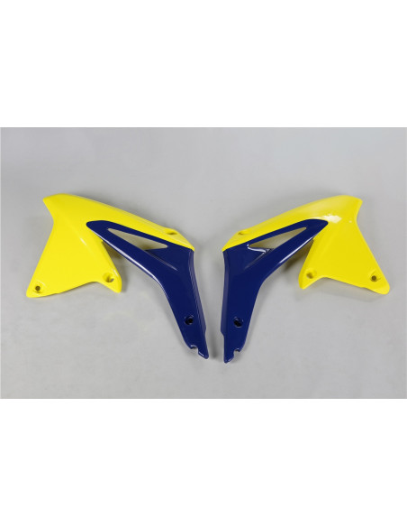 Ouies de radiateur - Jaune Bleu - UFO Suzuki 450 RMZ 2008