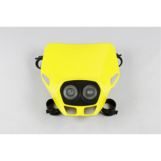 Plaque phare - Jaune RM 2001 - UFO Firefly Twins
