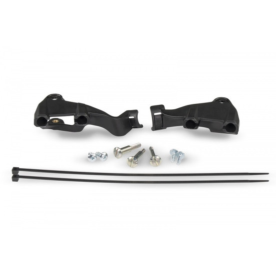 Supports protèges mains montage maitre cylindre UFO Ktm Husqvarna Gas Gas Noir