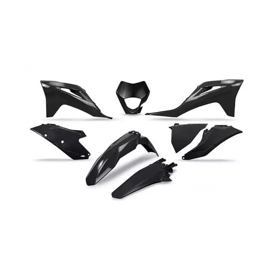 Kit plastiques enduro - Noir - UFO Gas Gas EC ECF 2021-2023