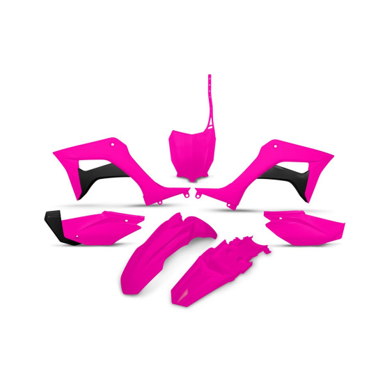 Kit plastiques - Rose Fluo - UFO Honda 110 CRF 2019-2021