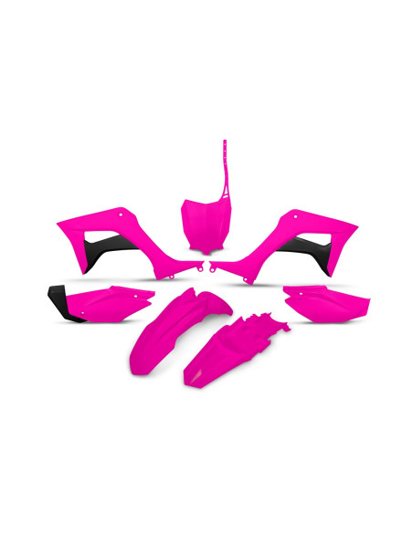 Kit plastiques - Rose Fluo - UFO Honda 110 CRF 2019-2021