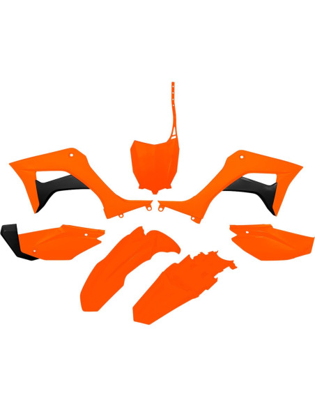 Kit plastiques - Orange Fluo - UFO Honda 110 CRF 2019-2021