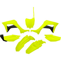 Kit plastiques - Jaune Fluo - UFO Honda 110 CRF 2019-2021