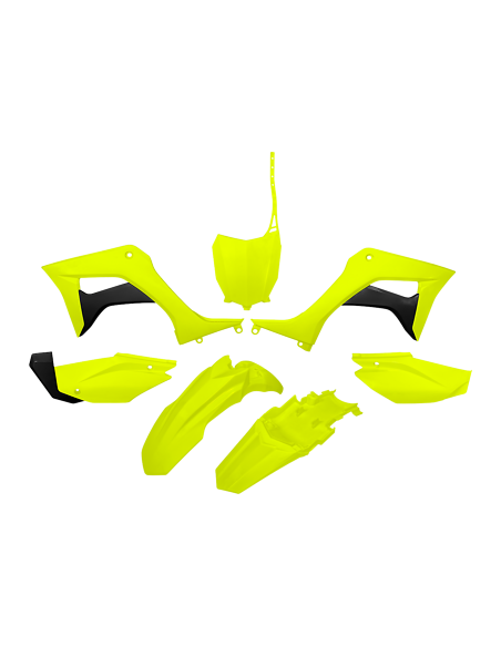 Kit plastiques - Jaune Fluo - UFO Honda 110 CRF 2019-2021