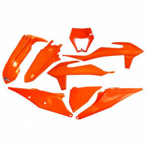 Kit plastiques - Orange Fluo - UFO KTM EXC EXCF 2020