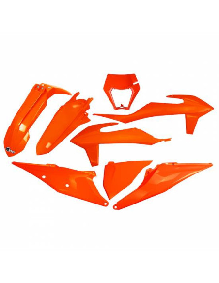 Kit plastiques - Orange Fluo - UFO KTM EXC EXCF 2020