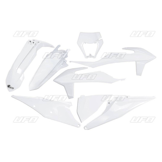 Kit plastiques - Blanc 2020 - UFO KTM EXC EXCF 2020