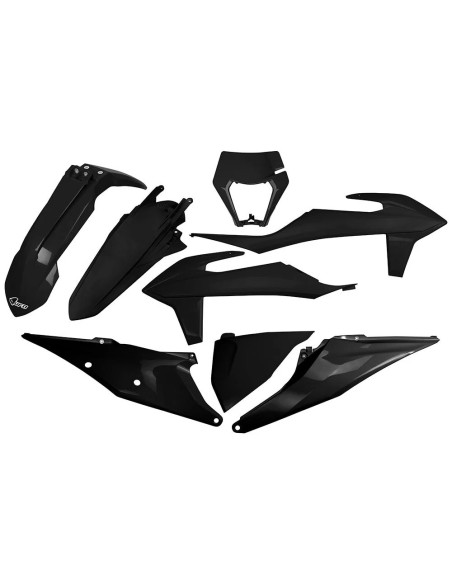 Kit plastiques - Noir - UFO KTM EXC EXCF 2020