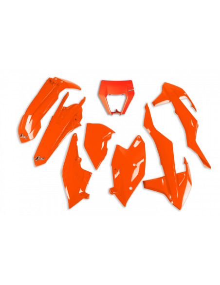 Kit plastiques - Orange Fluo - UFO KTM EXC EXCF 2017-2019