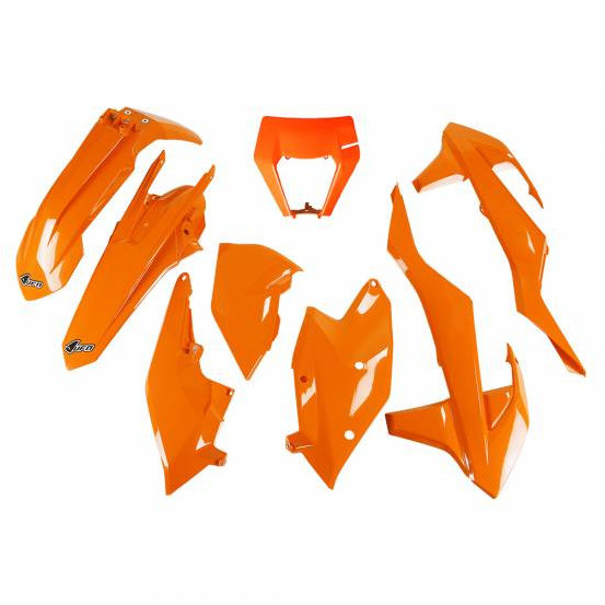 Kit plastiques - Orange - UFO KTM EXC EXCF 2017-2019