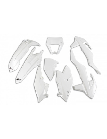Kit plastiques - Blanc - UFO KTM EXC EXCF 2017-2019