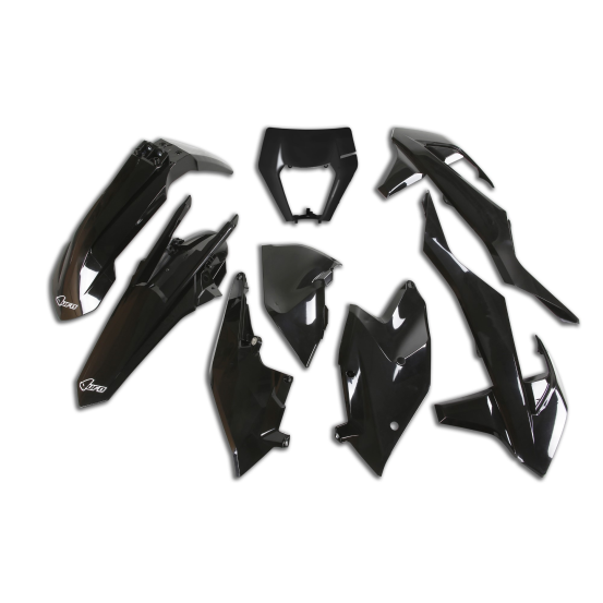 Kit plastiques - Noir - UFO KTM EXC EXCF 2017-2019