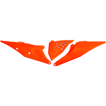 Plaques latérales ventilées - Orange Fluo - UFO KTM SX SX-F 2019-2021
