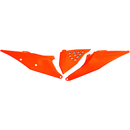 Plaques latérales ventilées - Orange Fluo - UFO KTM SX SX-F 2019-2021
