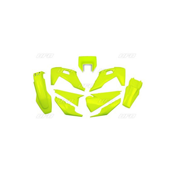 Kit plastiques - Jaune Fluo - UFO Husqvarna TE FE 2020-2023