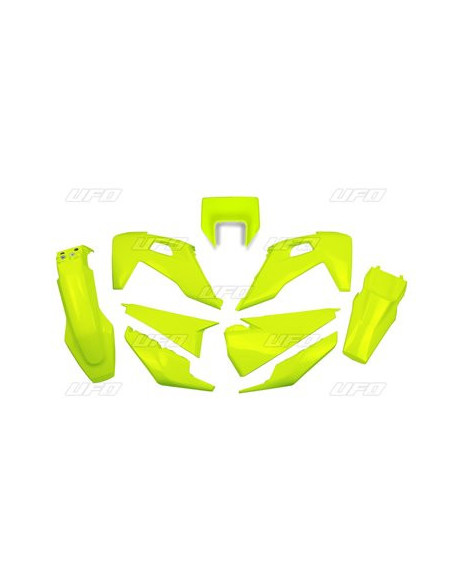 Kit plastiques - Jaune Fluo - UFO Husqvarna TE FE 2020-2023