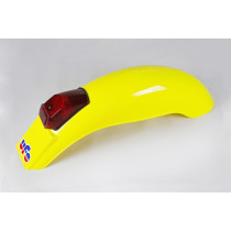 Garde boue arrière - Jaune Clair - UFO Universel Enduro 50/80/125 1975-1979 avec feu