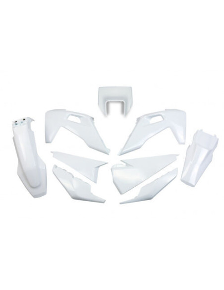 Kit plastiques - Blanc - UFO Husqvarna TE FE 2020-2023