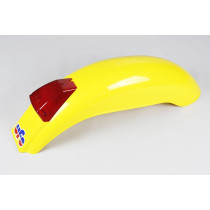 Garde boue arrière - Jaune - UFO Universel Enduro Preston avec feu