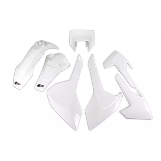 Kit plastiques - Blanc - UFO Husqvarna TE FE 2017-2019