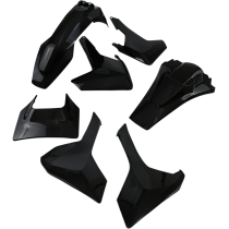 Kit plastiques - Noir - UFO Husqvarna TE FE 2017-2019