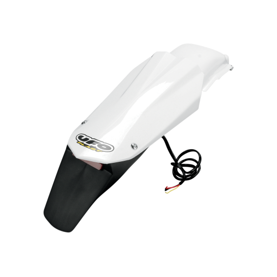 Garde boue arrière enduro - Blanc - UFO CR/WR 2005-11 TC/TE 2005-07 sauf 125 CR/WR 2009-11