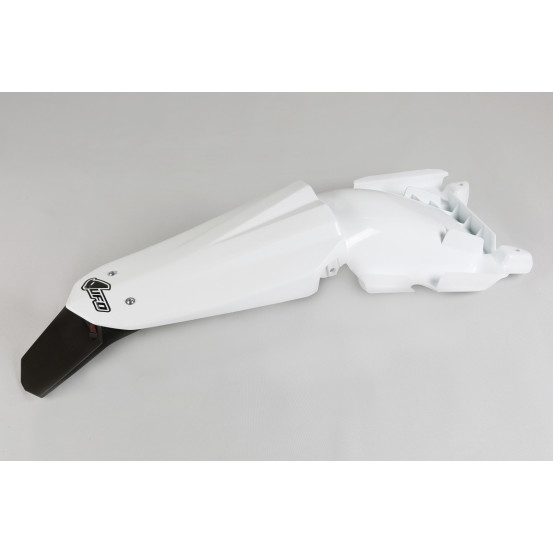 Garde boue arrière enduro - Blanc - UFO 125 CR/WR 2009-2013