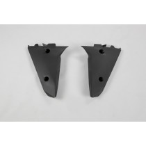 Ouies de radiateur inférieures - Noir - UFO HUSQVARNA 250 450 TC TE 2005-2007 / 510 610 TE 2005-2007