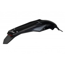 Garde boue arrière enduro LED - Noir - UFO Suzuki 250 RMZ 2019 450 RMZ 2018-2019