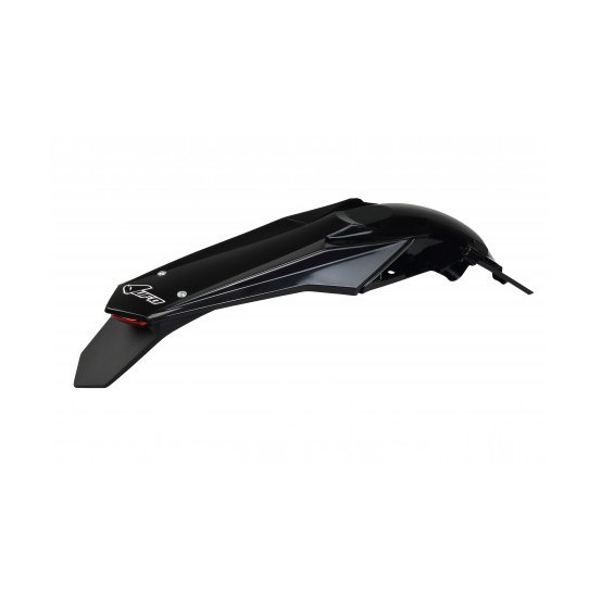 Garde boue arrière enduro LED - Noir - UFO Suzuki 250 RMZ 2019 450 RMZ 2018-2019