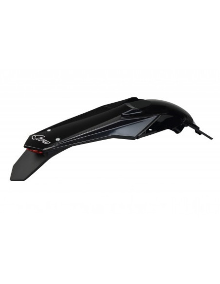 Garde boue arrière enduro LED - Noir - UFO Suzuki 250 RMZ 2019 450 RMZ 2018-2019