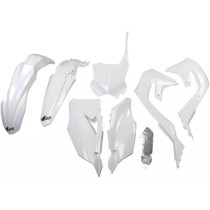 Kit plastiques - Blanc - UFO Kawasaki 450 KXF 2019