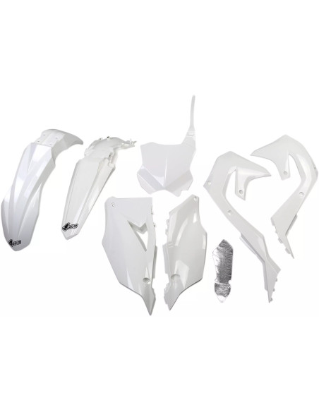 Kit plastiques - Blanc - UFO Kawasaki 450 KXF 2019