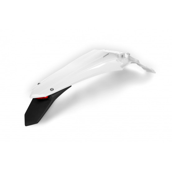 Garde boue arrière enduro LED - Blanc - UFO Kawasaki 450 KXF 2019