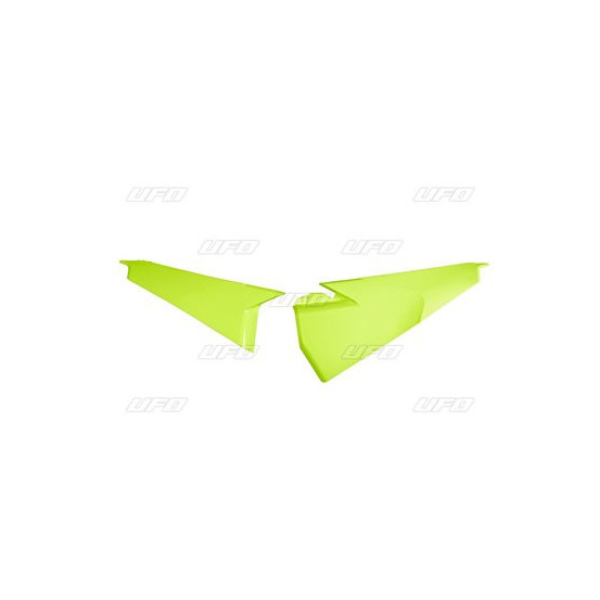 Plaques latérales hautes - Jaune Fluo - UFO Husqvarna TC FC 2019-2022