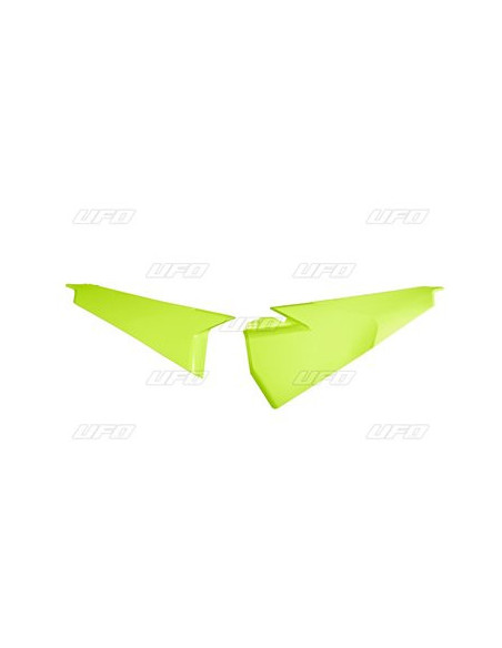 Plaques latérales hautes - Jaune Fluo - UFO Husqvarna TC FC 2019-2022