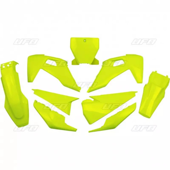 Kit plastiques - Jaune Fluo - UFO Husqvarna TC FC 2019-2022