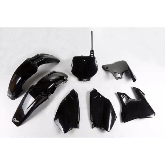 Kit plastiques - Noir - UFO Yamaha 125 250 YZ 1996-1999
