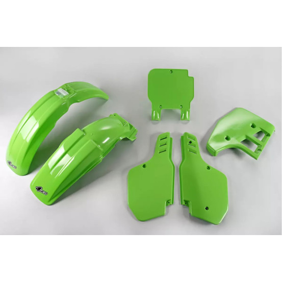 Kit plastiques - Vert - UFO Kawasaki 125 KX 1989