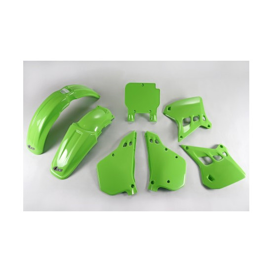 Kit plastiques - Vert - UFO Kawasaki 125 KX 1990-1991