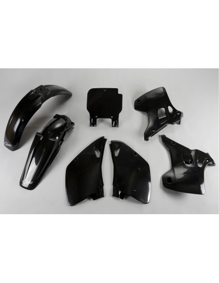 Kit plastiques - Noir - UFO Kawasaki 125 250 KX 1993