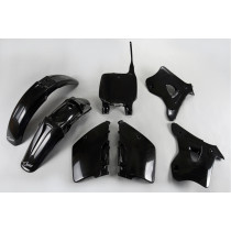 Kit plastiques - Noir - UFO Kawasaki 125 250 KX 1996-1998