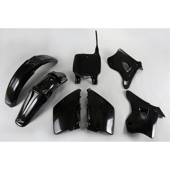 Kit plastiques - Noir - UFO Kawasaki 125 250 KX 1996-1998