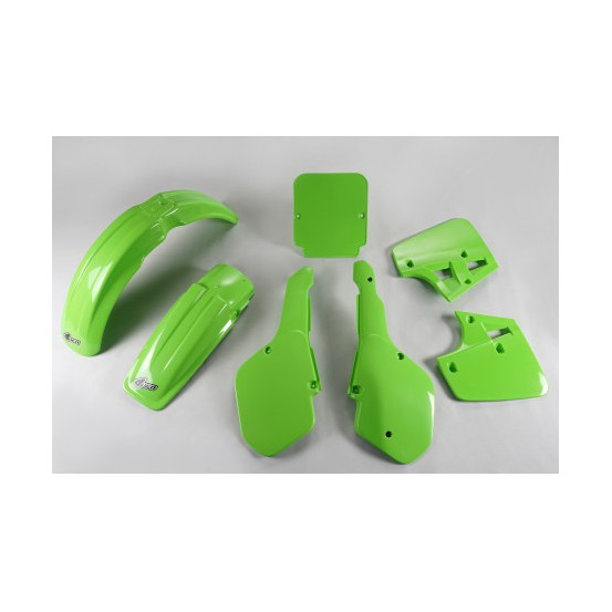 Kit plastiques - Vert - UFO Kawasaki 250 500 KX 1987