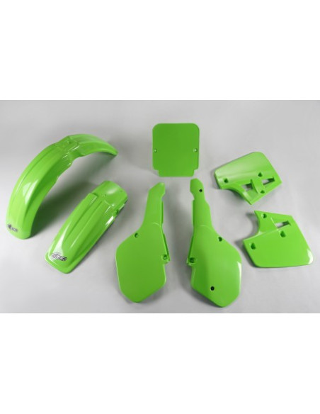 Kit plastiques - Vert - UFO Kawasaki 250 500 KX 1987
