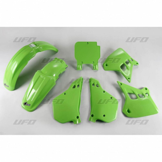 Kit plastiques - Vert - UFO Kawasaki 250 KX 1990-1991